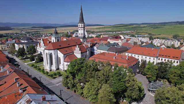 Aerial of Levoca, Slovakia