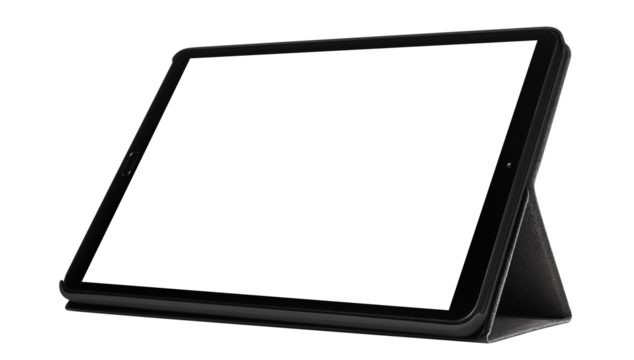 Black tablet cut out