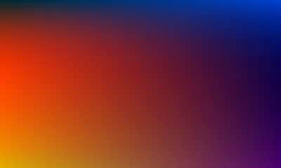 Naklejka premium dark color gradient background with a combination of red, blue, yellow, and purple.
