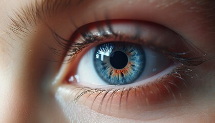 Fototapeta premium Close Up Shot of Beautiful Eyes
