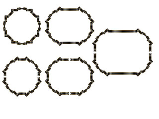 リボン線F06-15蝶W