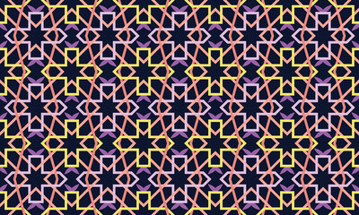 Fototapeta premium Abstract geometric patterns for wallpaper wrapping, pattern filling, web background, texture. Vector Illustration. 