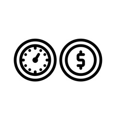 Black line icon for Viability