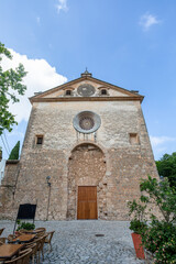 Parish Church of Sant Bartomeu in Valldemossa, Mallorca, Balearic Islands, Spain