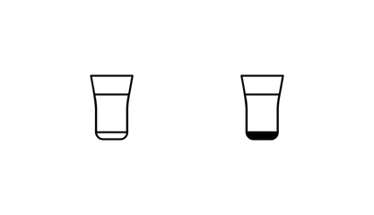 Water icon design with white background stock illustration