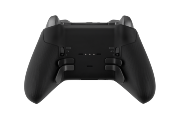 Joystick on a white background. Gamepad closeup isolated on white background.