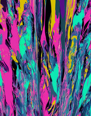Psychedelic multicolored abstract background.