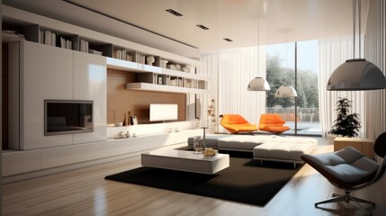 modern interior open space design