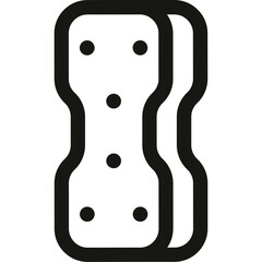 Sponge Icon. Vector Illustration