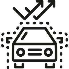 Car Wash Icon. Car cleaning service. Vector illustration