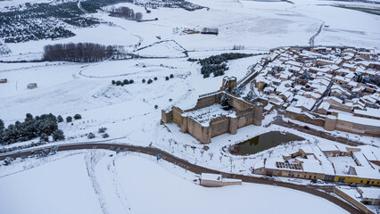 Urueña y sus alrededores con nieve ( VALLADOLID)