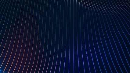 abstract colorful futuristic wave lines animation background, 4k seamless loop backdrop video as technology corporate messages concept