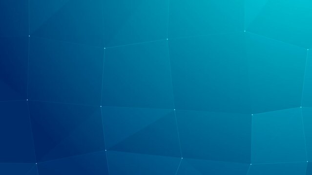abstract animated blue gradient plexus background, 4k seamless loop video