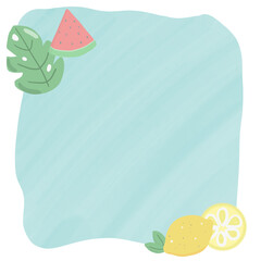 hand drawn illustration of Summer