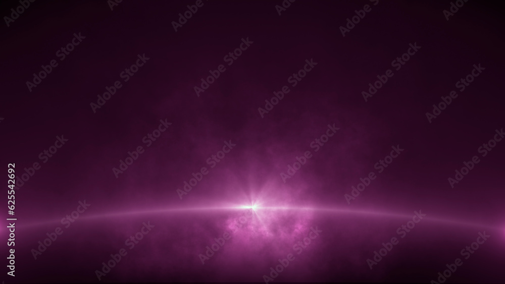 Canvas Prints abstract futuristic light background with smoke and rays on purple pink magenta backdrop, copy space