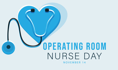 Operating Room Nurse day. background, banner, card, poster, template. Vector illustration.