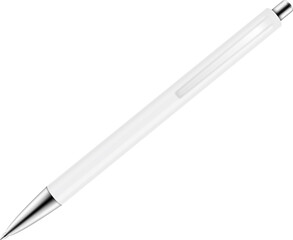 automatic ballpoint white pen