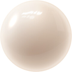 white glossy ball