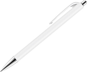automatic ballpoint white pen