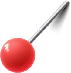 Red pushpin