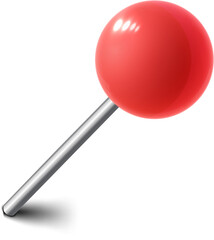 Red pushpin