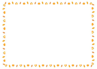 Obraz premium Rectangle Autumn Border A4