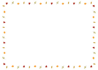 Rectangle Autumn Border A4