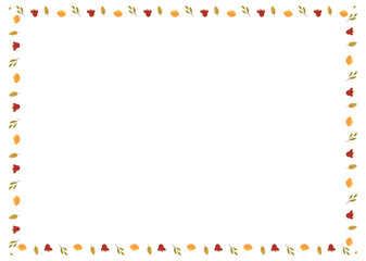 Rectangle Autumn Border A4