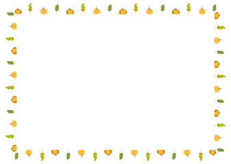 Rectangle Autumn Border A4