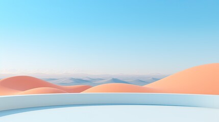 Clean presentation style background AI