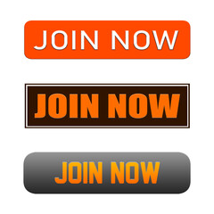 Join now button, lettering, text