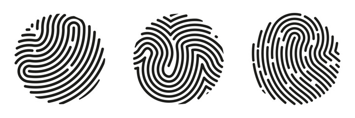 Fototapeta premium fingerprint vector design