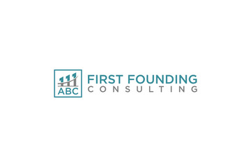 Diagram statistic logo design financial report icon symbol business consulting
