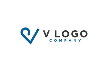 V P initial logo design typeface icon symbol font letter typography business company identity