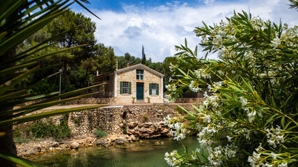 Fototapeta na wymiar Rural house in menorca, Spain
