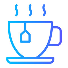 tea gradient icon
