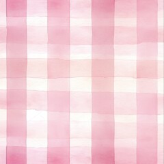 Watercolor Stripes Background in Pink Colors - Ideal for Scrapbooking, Texture, and Feminine Style Design Projects: Generative AI