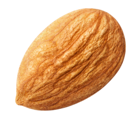Delicious almond cut out