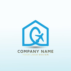 vacation Guru tour vector logo design