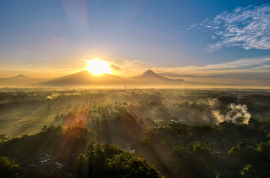 sunrise and misty morning © Munif