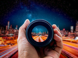 technology, vintage, photograph, equipment, photographic, people, look, image, hand, view, holding, through, hobby, gadgets, travel, style, person, closeup, prints, photography, camera, photographer, 