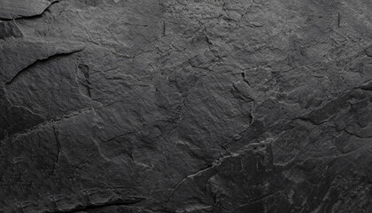 Black abstract background. Dark rock texture. Black stone background with copy space for design....