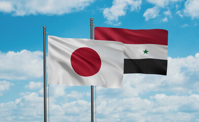 Venezuela and Japan flag