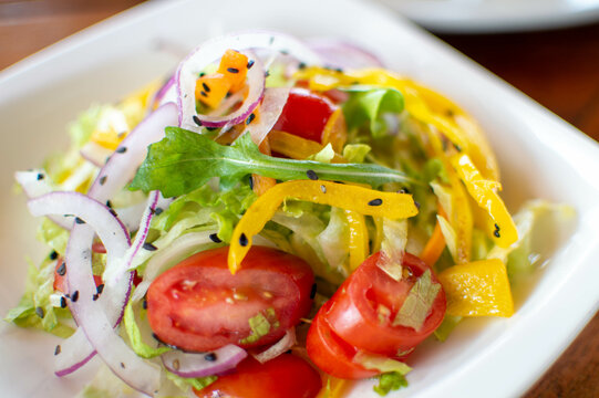 salad with tomatoes and feta