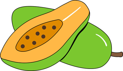 Papaya Illustration