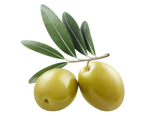 Delicious olives cut out