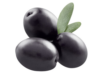 Delicious olives cut out