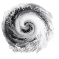 hurricane/ tornado isolated on white 