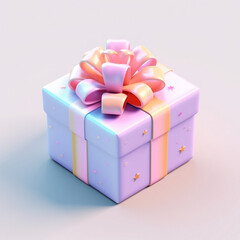 gift box with ribbon