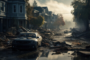 Nature's fury unleashed - the devastation caused by a powerful storm